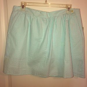 NWT Lilly Pulitzer Mimosa Seersucker Skirt